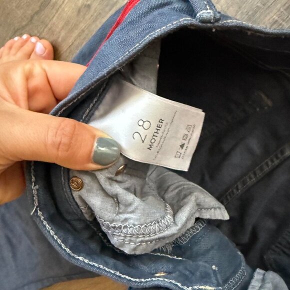 Mother Superior Blue And Red striped jeans - Picture 4 of 6